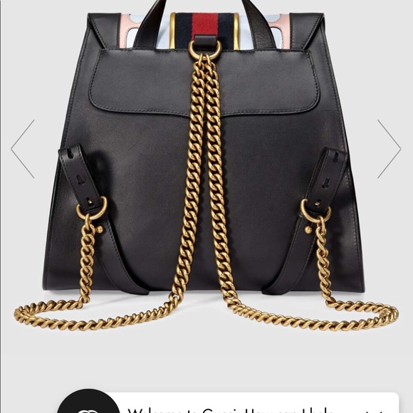 SOLD Gucci marmont leather backpack $2700 - Picture 2 of 12